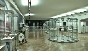 Poză din interiorul muzeului Omega de la Biel